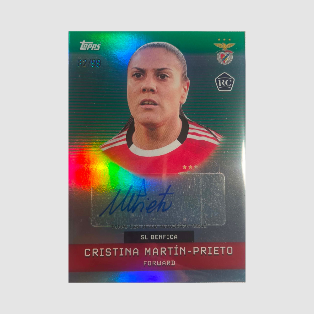 2025-26 Topps Benfica Team Set - Cristina Martin-Prieto Auto /99
