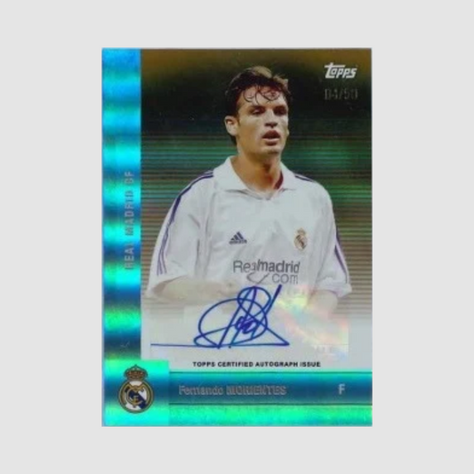 2025-26 Topps Real Madrid Team Set - Fernando Morientes Auto /50