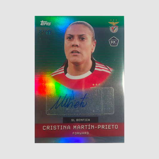 2025-26 Topps Benfica Team Set - Cristina Martin-Prieto Auto /99