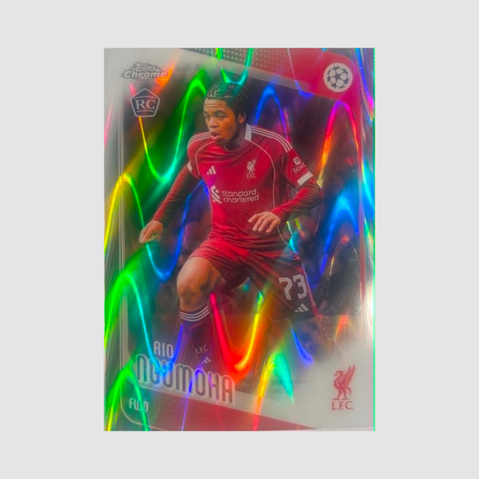 2025-26 Topps Chrome UEFA Club Competitions - Rio Ngumoha Raywave RC