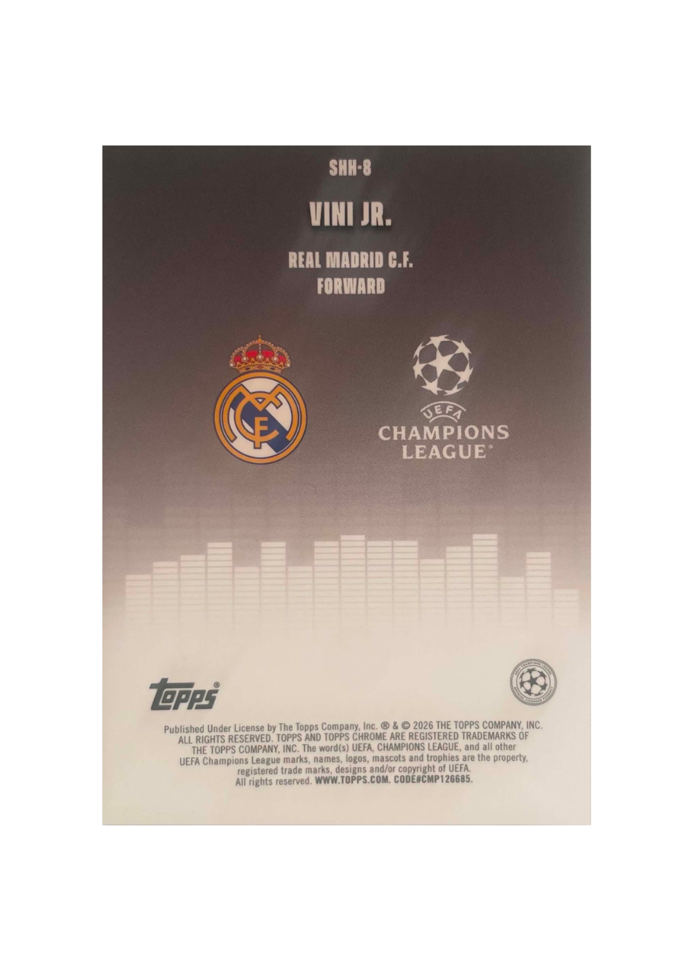 2025-26 Topps Chrome UEFA Club Competitions - Vini Jr. Silenced
