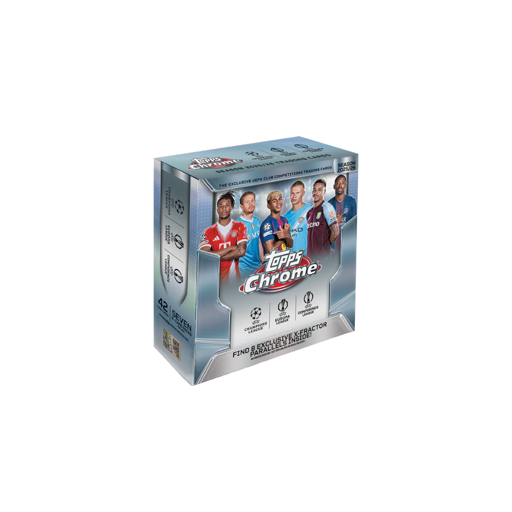 Topps Chrome UEFA Club Competitions 2025/26 - Mega Box