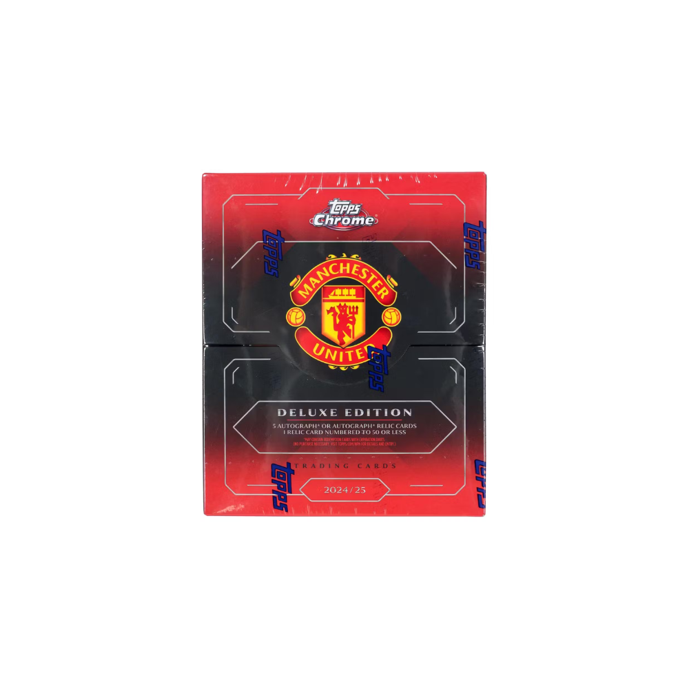 2024/25 Topps Chrome Manchester United Deluxe Edition Soccer Hobby