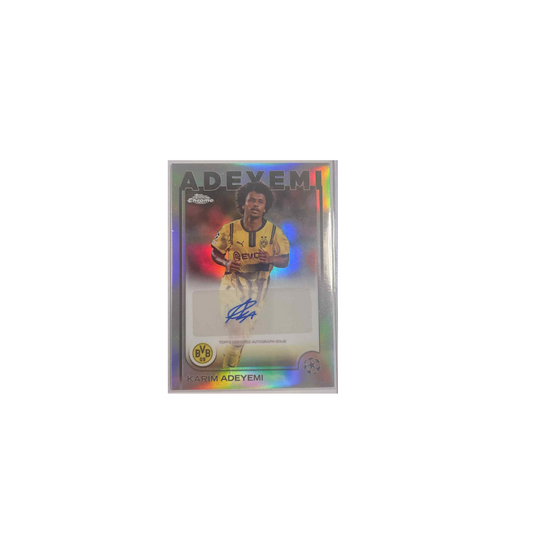 Karim Adeyemi auto topps chrome 2024/25